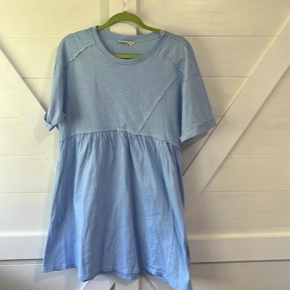 New in blue t shirt dress